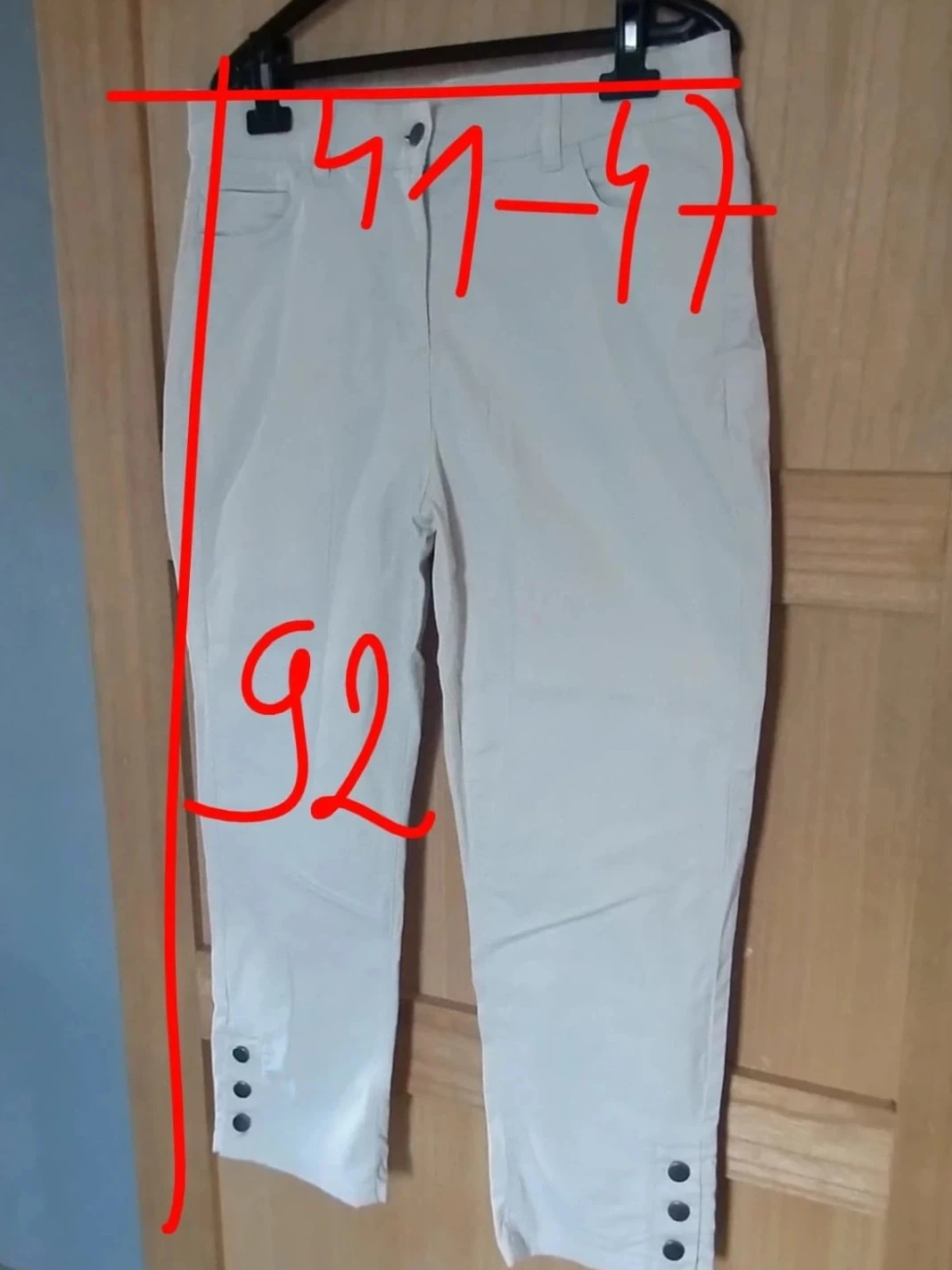 Pantacourt 3/4 branco elástico, Damart, T40 – photo 8